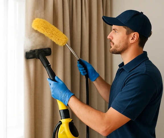 Emergency same-day curtain stain removal darra Matty Curtain Cleaning