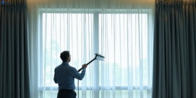 Commercial curtain stain removal service darra hotels offices restaurants